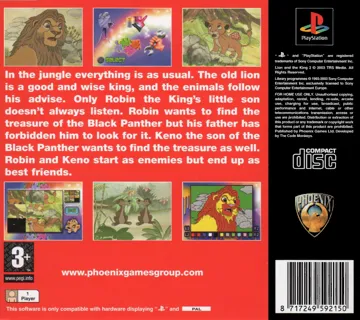 Lion and the King 2 (EU) box cover back